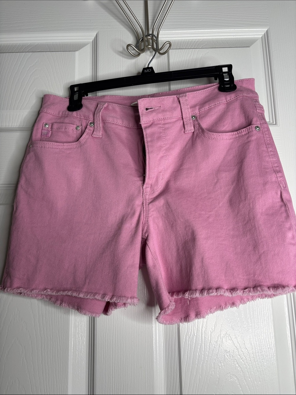 Seven7 Pink Denim Cutoff Shorts